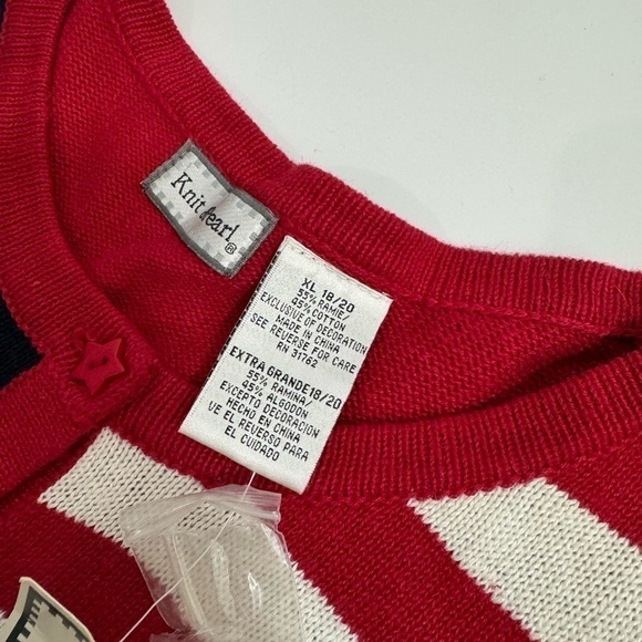 Knit & Pearl Knitted Americana Vintage Sweater - Picture 5 of 7